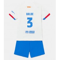 Barcelona Alejandro Balde #3 Udebane Trøje Børn 2023-24 Kortærmet (+ Korte bukser)